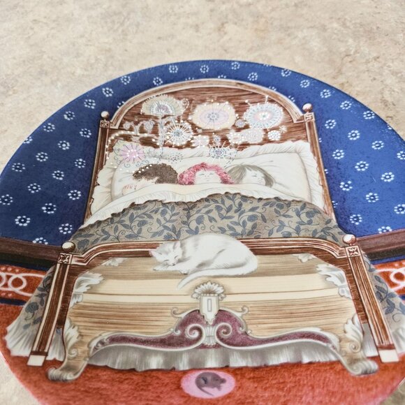 1981 Haviland Limoges Christmas Plate A Visit From Saint Nicholas 2nd in series - Picture 5 of 10